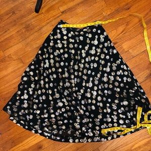 Vintage Halston Lurex Sheer Skirt